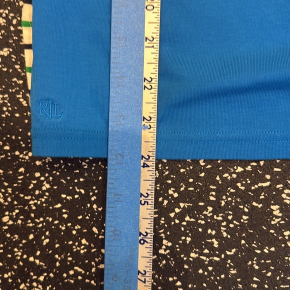 Ralph Lauren Boat Neck shirt top size Large Lrg L womens blue white stripes - Picture 8 of 12